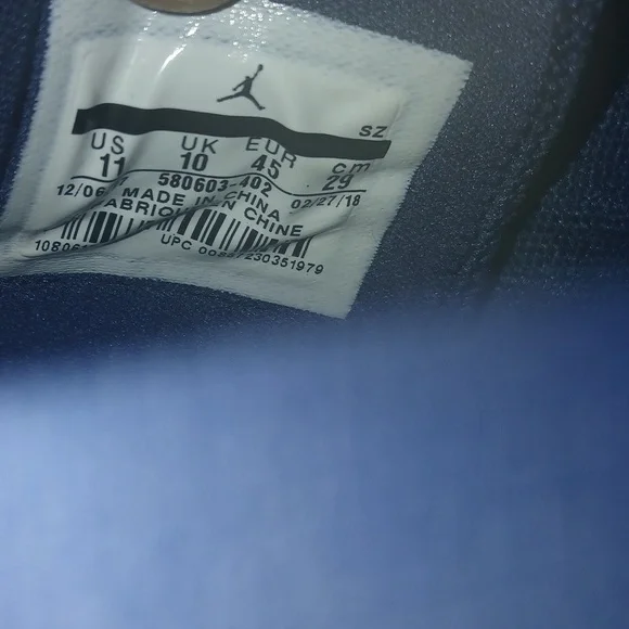 Air Jordan Son Of Mars Low (NWOT)       "NAVY BLUE" ,Mens-11 100% AUTHENTIC! - Picture 7 of 16